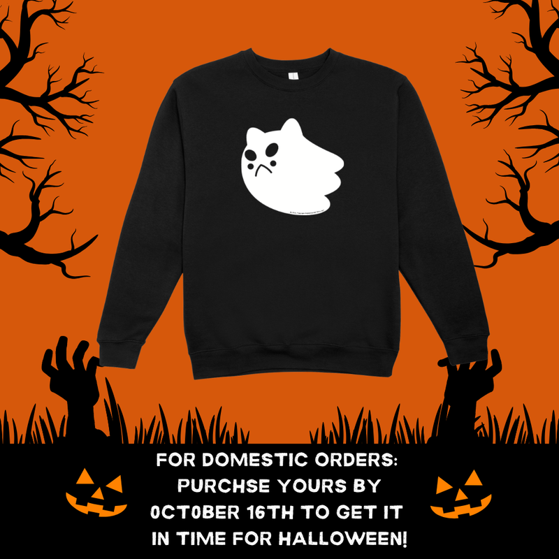 Puppycat Ghost GLOW Sweatshirt! (LIMITED QUANTITY)