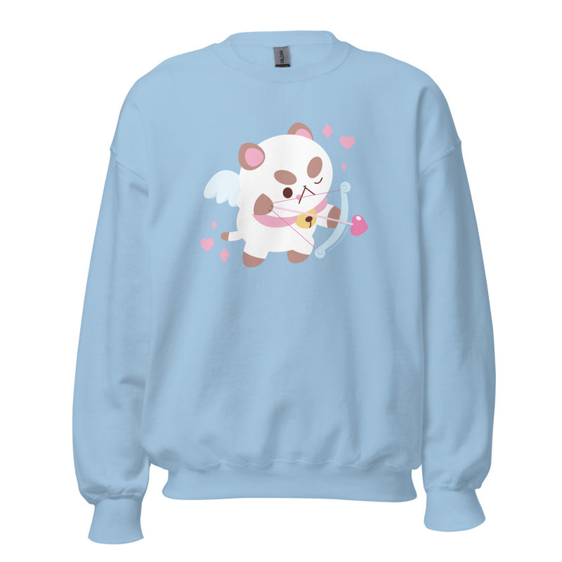 Cupid Puppycat Valentine's Day Sweatshirt