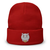 Embroidered Puppycat Beanie