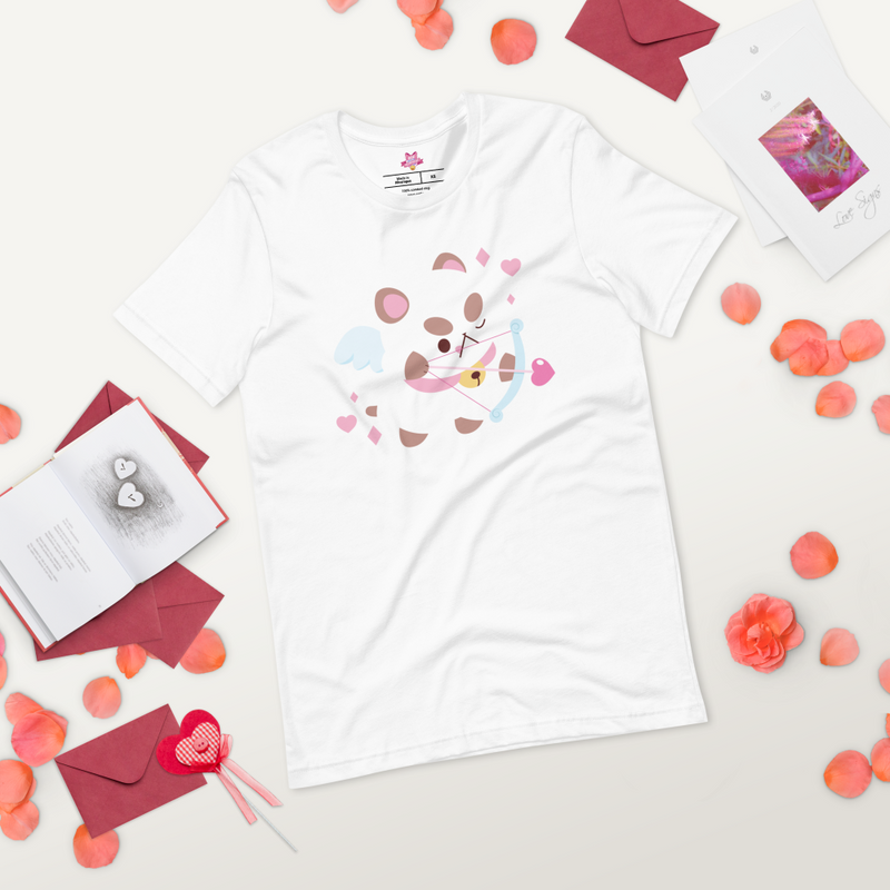 Cupid Puppycat Valentine's Day T-Shirt