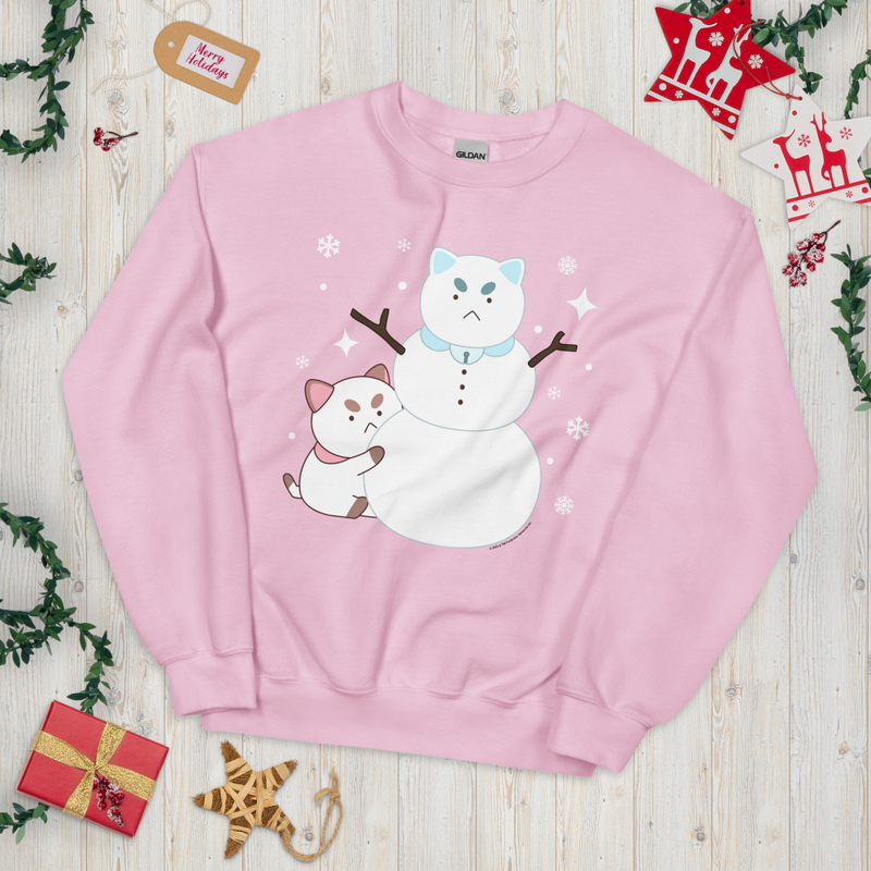 Snowman Puppycat Sweatshirt