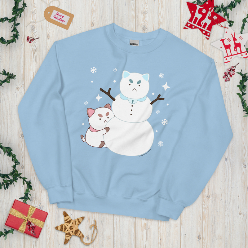 Snowman Puppycat Sweatshirt