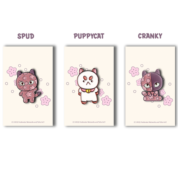 Spud, Cranky, & Puppycat Triple Pin Pack