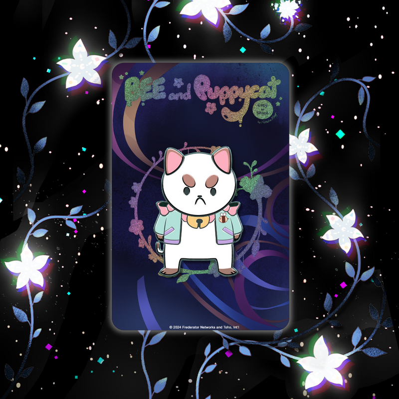 Puppycat Poo Monster Pin [HOLO FOIL BACKING CARD]