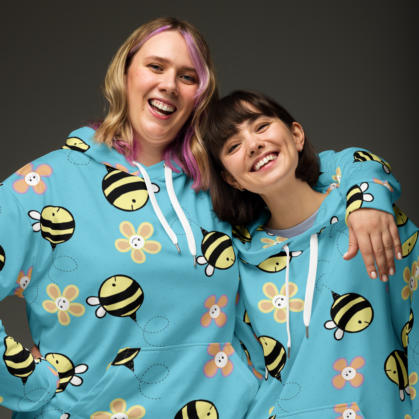 ⚠️きょん　BEEDEN PHOTO PRINT OVER HOODIE Bee and Puppycat - Spring is Here! All Over Print Hoodie