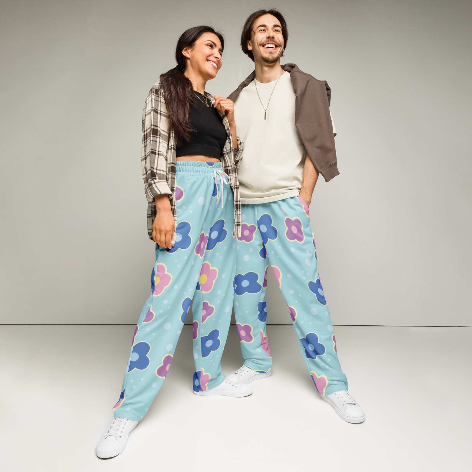 Bee and Puppycat - Flower Pedals Wide-leg Joggers
