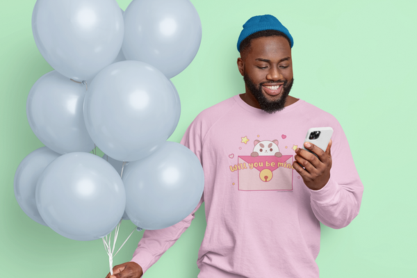 Puppycat 'Will You Be Mine' Valentine's Day Sweatshirt