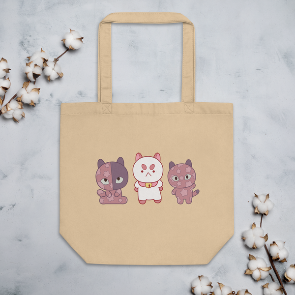 Spud, Cranky, and Puppycat Tote Bag