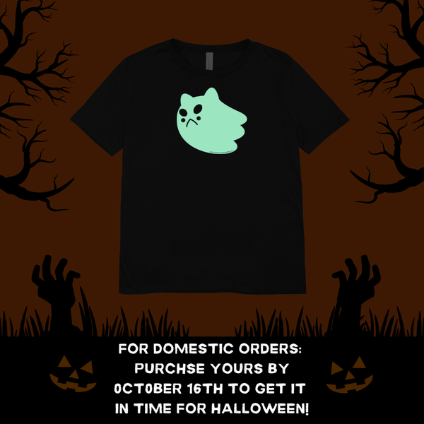 Puppycat Ghost GLOW Tee! (LIMITED QUANTITY)