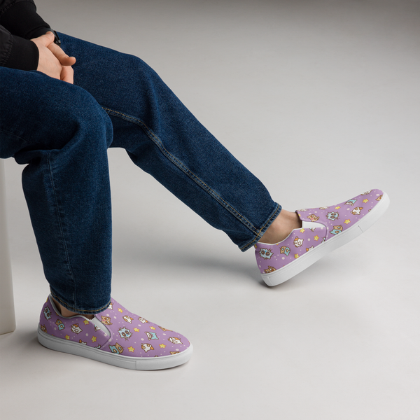 Men's Puppycat Purple Slip-on sneakers