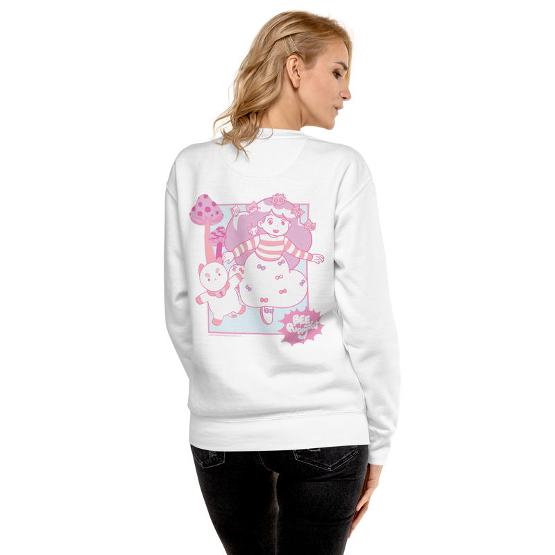 Premium Cherry Bee and Puppycat Sweatshirt