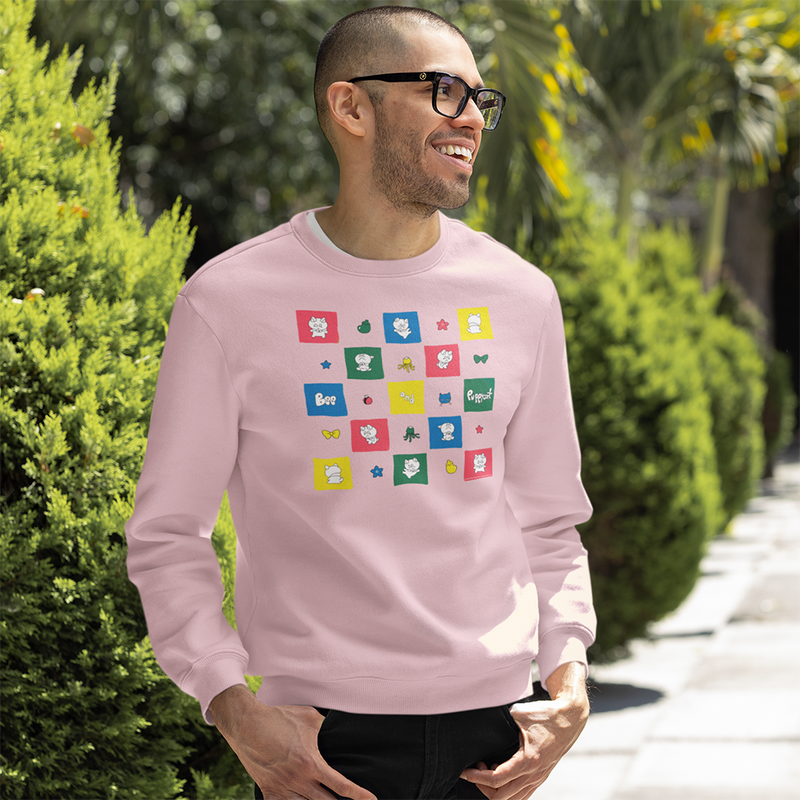 Checkerboard sweatshirt sales